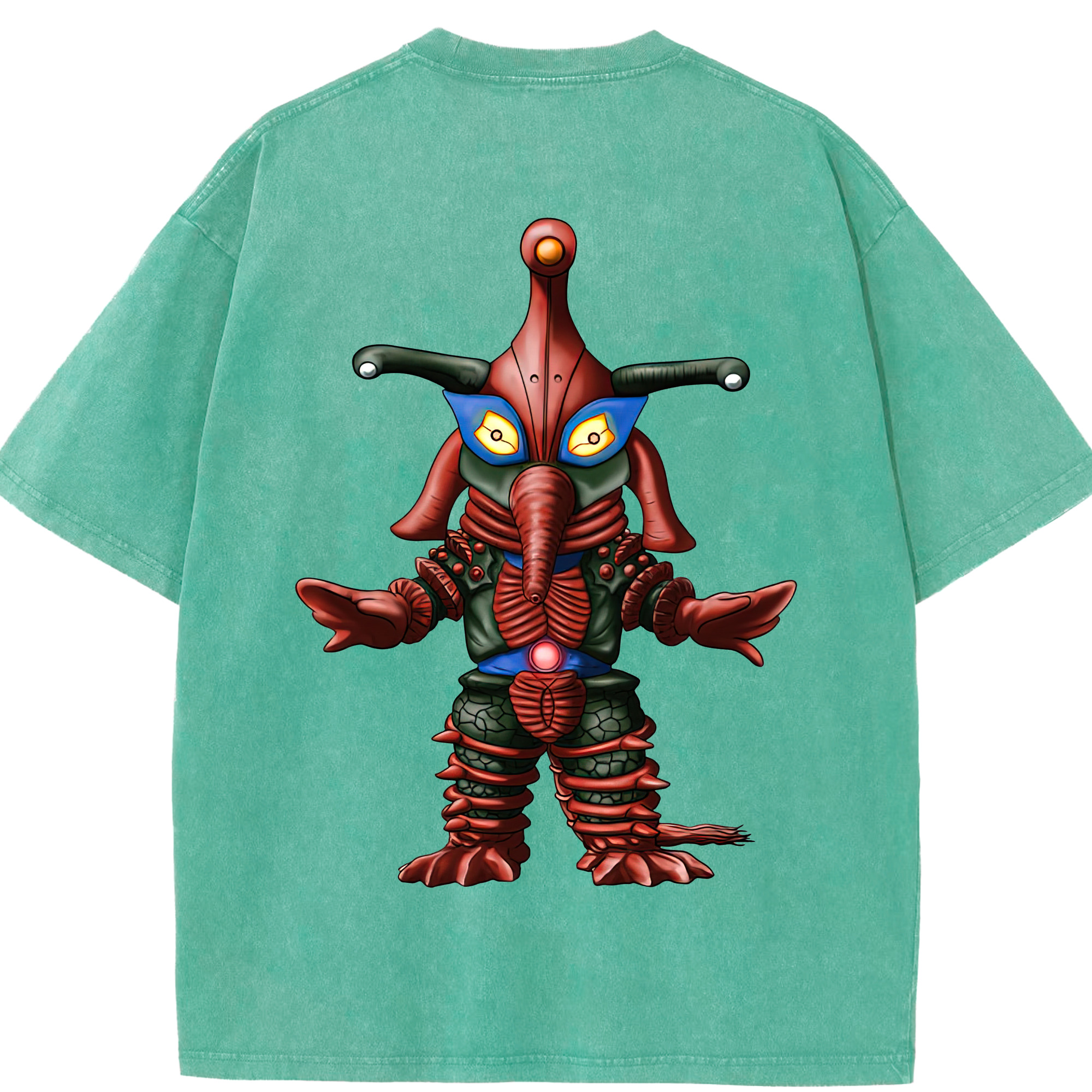 （画像用） ウルトラマン Ultraman 綿100% ヴィンテージ風 半袖Tシャツ（背面プリント）